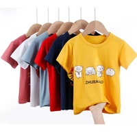 Özel çocuklar süblimasyon t shirt pastel polyester çocuk kısa kollu özel Logo baskı % 100% Polyester düz boş çocuklar bebek