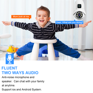 Chất lượng cao 2 len 360 ° HD trong nhà không dây Wifi IP Mạng <span class=keywords><strong>camera</strong></span> với PTZ cung cấp bởi nhà cung cấp - Product Image 5