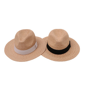 <span class=keywords><strong>Sombrero</strong></span> de Vaquero de Ala Ancha de Rafia Natural UPF50, Tejido a Mano, OEKO TEX, Plegable, para Sol, Playa, Aire Libre, Unisex - Product Image 1