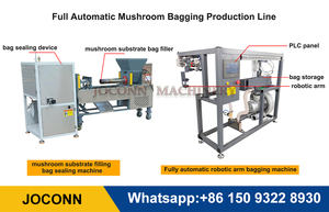 Ensacheuse automatique de sacs de remplissage de substrats de champignons <span class=keywords><strong>pour</strong></span> <span class=keywords><strong>culture</strong></span> de champignons sans travail avec bras robotisé - Product Image 2