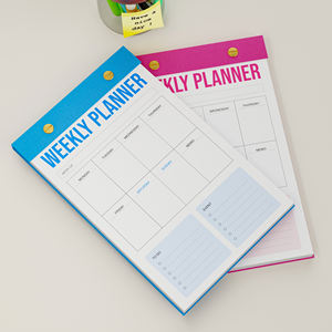 우아한 A5 일자 매일 플래너 노트북 고급 매트 커버 내부 포켓 인쇄 스타일 경영진 비즈니스 선물 아이디어 - Product Image 3