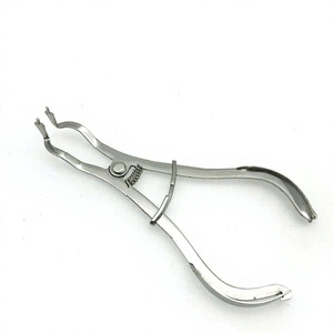 Pinza de Goma Dental Manual de Acero de Alta Calidad, Instrumento de Ortodoncia - Product Image 1