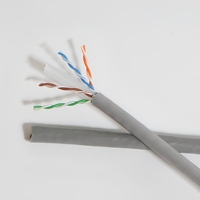 Cable de Red Cat5e Marca HS, Origen Fujian, Suministrado Directamente por el Fabricante, BK-36, 8 Conductores, 0.5mm 0.57mm, Cobre Libre de Oxígeno