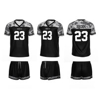 Uniformes de football américain sur mesure respirants de grande taille, fabrication OEM, maillot et short de football américain