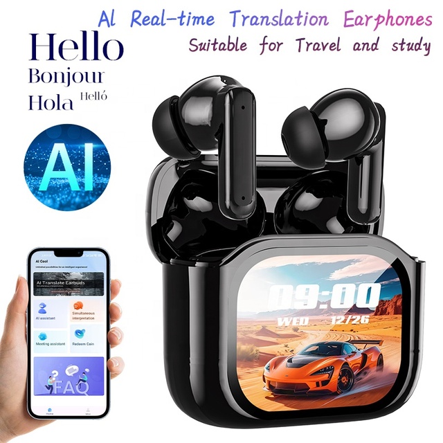 2025 Hot Selling Amazons Custom Logo ANC AI Translate Stereo TWS True Wireless Earbuds JM19 TWS Gaming Noise Cancelling Headset