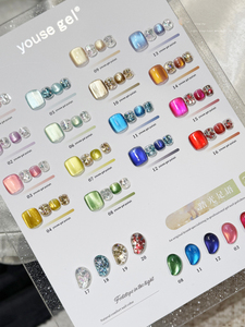 <span class=keywords><strong>Vernis</strong></span> à ongles professionnel de créateur, 20 couleurs, effet œil de chat, perles de verre haute densité, base aqueuse, écologique, <span class=keywords><strong>blanc</strong></span> porcelaine - Product Image 2