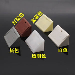 <b>Plastic</b> Corner <b>Bracket</b> 42x20x20mm White Durable For Furniture Cabinet Support - Product Image 4