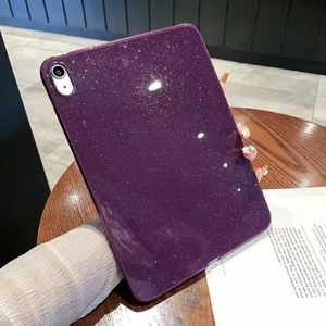 Para <span class=keywords><strong>iPad</strong></span> A16 Funda 11th 10th Gen Funda brillante para <span class=keywords><strong>iPad</strong></span> Air 11 Pro 11 M3 M2 4 5 10,<span class=keywords><strong>9</strong></span> 10,2 <span class=keywords><strong>9</strong></span>,7 Funda inteligente carcasa brillante TPU - Product Image 2