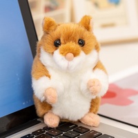Vente en gros d'usine, jouets en peluche hamster mignons en coton PP super doux de 5 pouces, jouets anti-stress, cadeaux d'anniversaire pour enfants