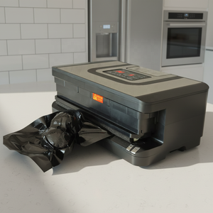 Mesin Vacuum Sealer Otomatis HOVER PWZ320A 110V/220V CE dengan Pompa, Pisau Pemotong, dan Footswitch untuk Kantong Vakum Makanan - Product Image 4