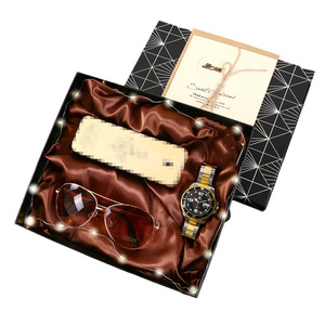 Men's <b>Gift</b> <b>Set</b> Watch Sunglasses Perfume Card Box Father's Day Business <b>Gift</b> 5 Piece <b>Set</b> - Product Image 4