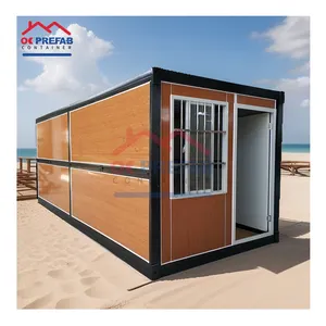 Hot Sale 3 Or 2 Bedroom Panel Steel Structure Prefab Home 20Ft 40Ft Office Home Prefab Shipping Foldable Container Tiny House