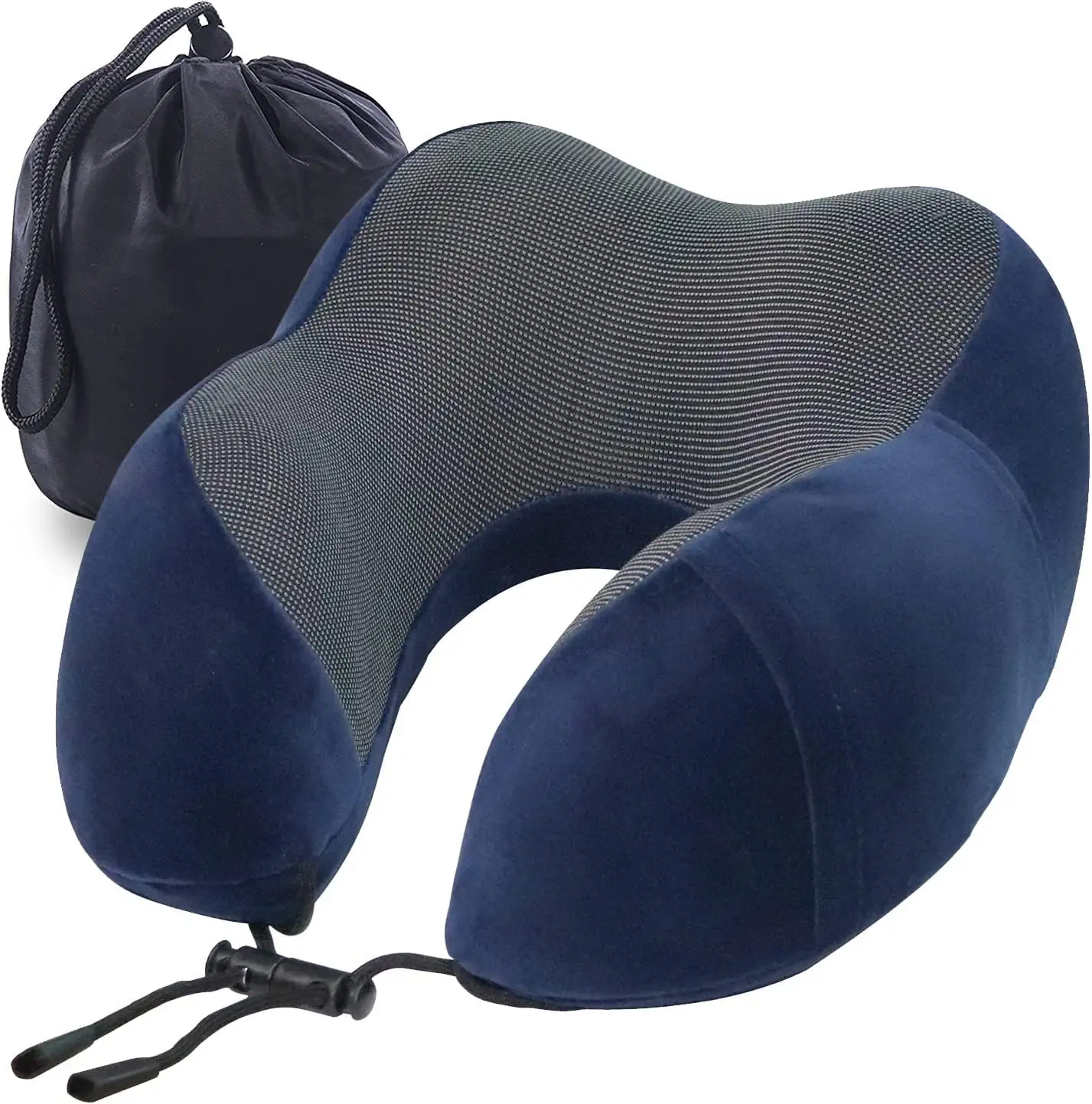 2023 New Orthopedic Breathable Removable Cover Memory Foam Neck Support U Shaped Travel Pillow for Chair