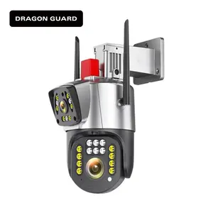 DRAGON GUARD Manufacturer Wholesale HSC026 Indoor Outdoor Security Motion Detection Pan-Tilt PTZ CCTV IP Network WiFi Camera