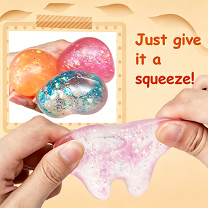 <span class=keywords><strong>Giocattolo</strong></span> Antistress Morbido a Forma di Dente in Gel Trasparente con Glitter Elastici e Paillettes Fluttuanti - Product Image 6