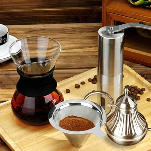 ที่ชงกาแฟพร้อมที่จับแขนยาง, 200มล. 400มล. สำหรับชงกาแฟ - Product Image 6