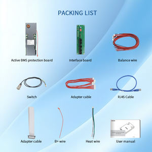 スマートアクティブバランス<span class=keywords><strong>BMS</strong></span> 8S-16S 100A-300Aリチウムイオン電池パックLi-ion LifePO4 24V <span class=keywords><strong>48V</strong></span> JK <span class=keywords><strong>BMS</strong></span>を自動的に識別 - Product Image 3