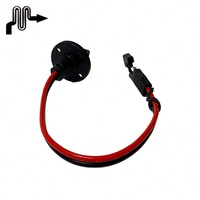 Port latéral de prise de courant SAE, connecteur universel encastré de montage de panneau solaire à connexion rapide SAE résistant aux intempéries 12AWG 30CM