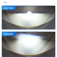 Objectif de projection directe LED de 2,0 pouces DAO Automotive pour la conversion des feux antibrouillard
