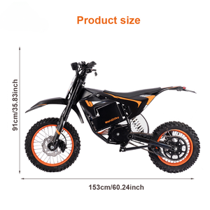 Motocicleta Eléctrica Todoterreno WISH 01 SE, Moto Eléctrica, Ciclomotor, Pit Bike, WISH 01 PRO - Product Image 5