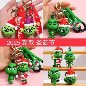 Nuevo llavero de Navidad colgante Navidad piel verde monstruo decoración muñeca transfronterizo Artículo caliente - Product Image 2