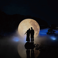 Romance Airtight Planet PVC Gonflable avec lumière LED pour la décoration de mariage