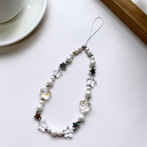 Charme de téléphone <span class=keywords><strong>portable</strong></span> étoile perle collier de perles téléphone <span class=keywords><strong>portable</strong></span> caméra porte-clés portefeuille <span class=keywords><strong>pendentif</strong></span> à breloque <span class=keywords><strong>pour</strong></span> les femmes - Product Image 5