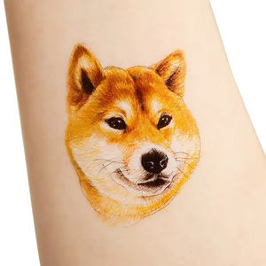 Personnalisé lavande fleur de lys votre animal de compagnie tatouage corps visage Art étanche temporaire tatouage autocollant pour femmes et hommes - Product Image 6