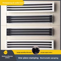 Sortie d'air conditionné à persiennes de type fente, design simple en forme de griffe, modèle SQ41