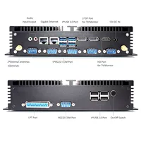 Mini PC de bureau sans ventilateur, Core i7, Windows 10, triple écran, 64 Go, HYSTOU, vente flash, prix bas