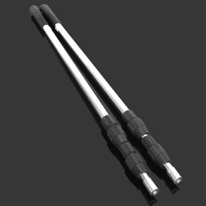 Canne à épuisette télescopique en acier inoxydable de 6 mètres à double verrouillage, équipement de pêche haute résistance - Product Image 1