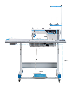 Nouvelle machine à coudre informatisée à point noué A5E-A grande capacité avec coupe-fil à aiguille simple, moteur et matériau ABS - Product Image 1