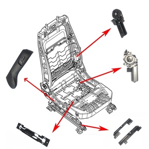 <span class=keywords><strong>Respaldo</strong></span> de asiento de <span class=keywords><strong>coche</strong></span> de ajuste eléctrico Ford, Motor Horizontal de elevación, Kit de conversión de asiento eléctrico de 6 vías para Ranger - Product Image 2