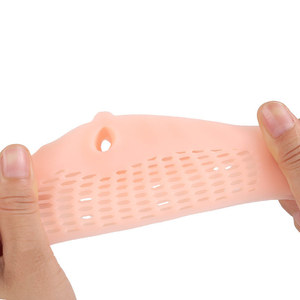 Almohadilla <span class=keywords><strong>de</strong></span> cojín para antepié <span class=keywords><strong>de</strong></span> panal <span class=keywords><strong>de</strong></span> cinco agujeros hallux valgus toe superposición absorción <span class=keywords><strong>de</strong></span> impactos juanete pie dedo <span class=keywords><strong>separadores</strong></span> <span class=keywords><strong>de</strong></span> <span class=keywords><strong>dedos</strong></span> - Product Image 4