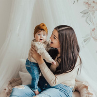 Pull en tricot personnalisé en gros pour bébés filles et garçons, vêtements en tricot pour adultes, tenues parent-enfant, pull