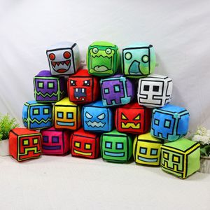 Coussin en peluche Geometry Dash, coussin cube, oreiller doux pour enfants et adultes, cadeau unisexe - Product Image 1