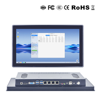 Computadora Industrial Personalizada IP65 con Núcleo I5/I7, Pantalla Táctil de 15 Pulgadas, 4 Puertos USB 3.0, Montaje VESA, Panel PC Industrial Integrado