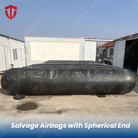 Airbags marins de sauvetage certifiés ISO 14409, airbags marins flottants et de levage en caoutchouc, rouleaux d'airbags