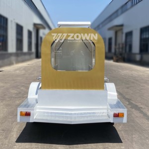 รถศพไฟฟ้ารูปทรงรถม้าแกะสลักสีทองสำหรับใช้ในพิธีศพ - Product Image 1