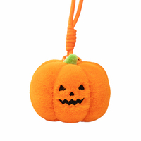 31-50Cm Mini Super Zacht Goud Gestempeld Pluche Pompoen Hanger Arcade Prijs Halloween Kerstversiering Stress Reliëf