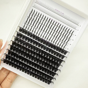 Logo personnalisé bricolage cluster <span class=keywords><strong>cils</strong></span> marque privée <span class=keywords><strong>pour</strong></span> les extensions de <span class=keywords><strong>cils</strong></span> moelleux en gros grappes inférieures pointe pleine bande <span class=keywords><strong>cils</strong></span> - Product Image 3