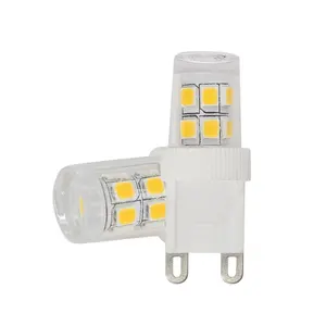 热销360度迷你G9 LED灯泡230V 15pcs 2835SMD 2W G9 LED灯泡CE RoHS