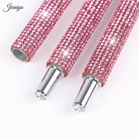 Kit Complet de Pinceaux à Ongles avec Strass Roses, Équipement de Manucure Premium, Outils Essentiels pour Salon, Aspirateur à Ongles, Ponceuse à Ongles