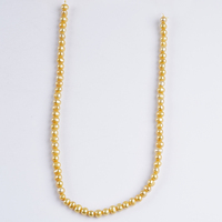 Promotion Perles de culture d'eau douce naturelles en forme de pomme de terre dorées de 5-6 mm pour la fabrication de bijoux