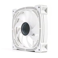Refroidisseur de processeur ARGB OEM 120 mm, ventilateur PC à roulement hydraulique PWM 4 broches 5 V 3 broches, radiateur de jeu aux couleurs personnalisables et réglables