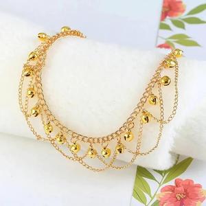 Tobilleras de acero inoxidable, venta al por mayor, tobilleras impermeables sin deslustre para pies, tobilleras con borlas para danza del vientre con campanas - Product Image 6