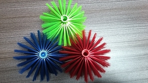 Cao chi phí-hiệu quả nhựa góc dài dính bụi trần làm sạch bàn chải - Product Image 2