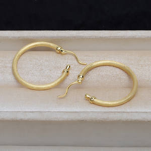 Boucles d'oreilles en argent S925 Wenchi, grandes carrées, accessoires DIY, boucle à porter directement, modèle tendance 16008 Chine - Product Image 4