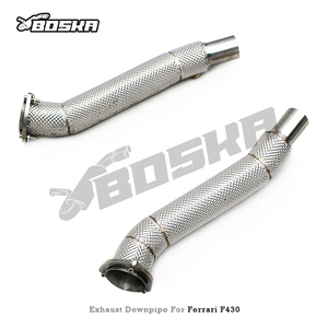 Tubo de Escape Personalizado con Protector Térmico para Ferrari F430 Spider/Coupe 4.3L 2005-2008, Tubo de Escape de Acero Inoxidable de Flujo Libre - Product Image 2