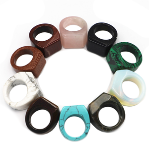 Anillos de <span class=keywords><strong>piedra</strong></span> natural al por mayor, piedras preciosas curativas de cuarzo rosa de ópalo, <span class=keywords><strong>anillo</strong></span> de <span class=keywords><strong>piedra</strong></span> de <span class=keywords><strong>Jade</strong></span>, anillos de banda de cristal natural para mujeres y para mí - Product Image 1